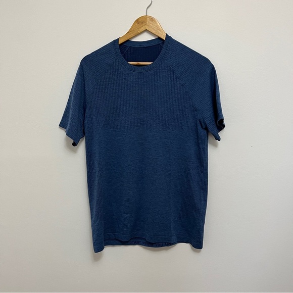 Lululemon Blue Metal Vent Tech Tee Size M - Picture 1 of 4